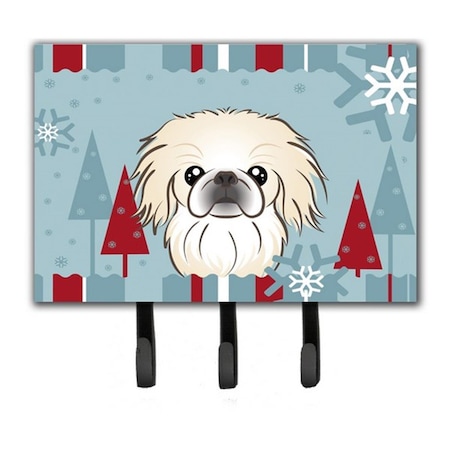 Jensendistributionservices Winter Holiday Pekingese Leash & Key Holder MI1720008